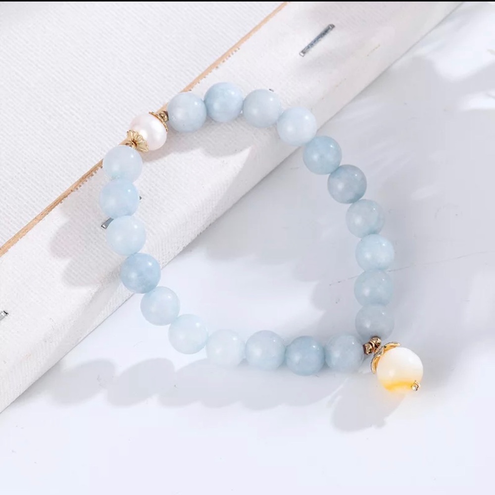 Bracelet aquamarine